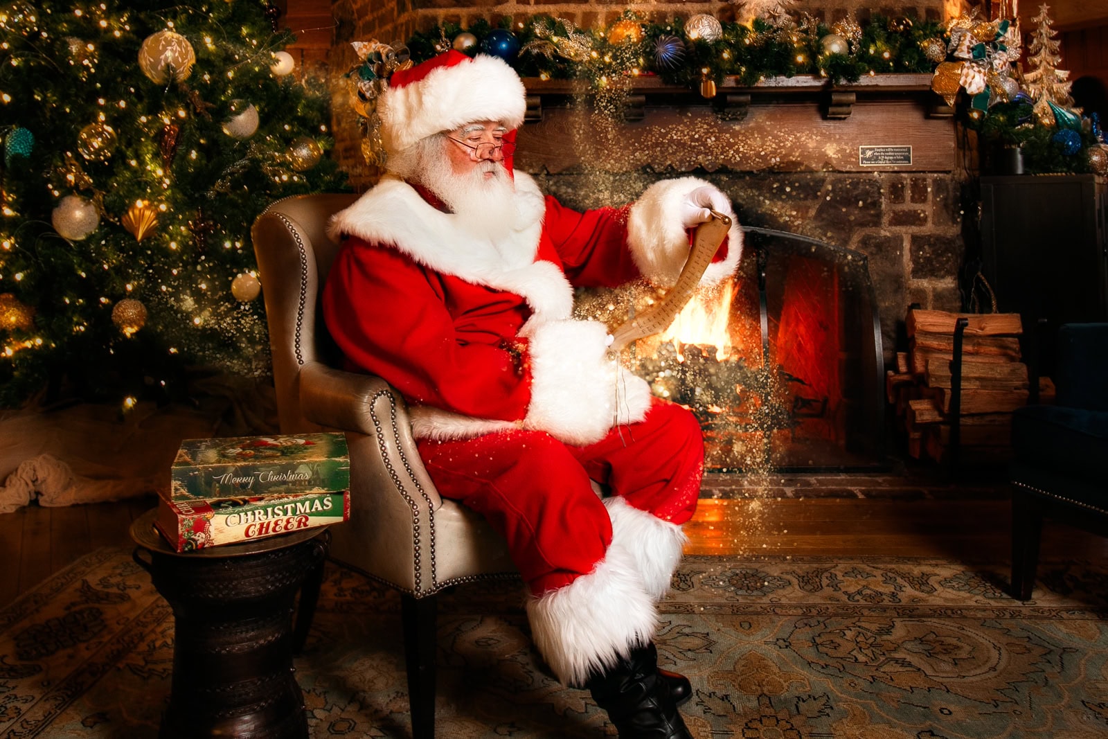 2024255-0510TT-3 One little girls moment with Santa Claus at the Grand Hotel